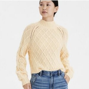 Light yellow American Eagle sweater